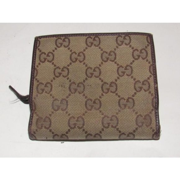 GUCCI Brown Large G Logo Print Coated Canvas - Picture 11 of 12